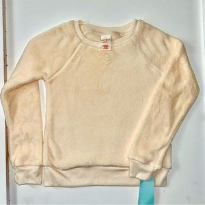 Cat & Jack girls fleece sweatshirt NEW with tags size 6/6X